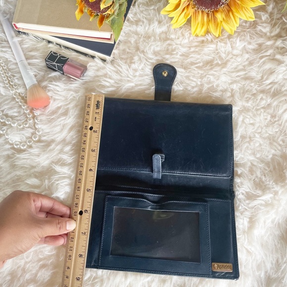 Vintage Gucci Vintage Monogram Navy Wallet - Picture 14 of 15